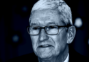 Apple CEO Tim Cook, looking grim