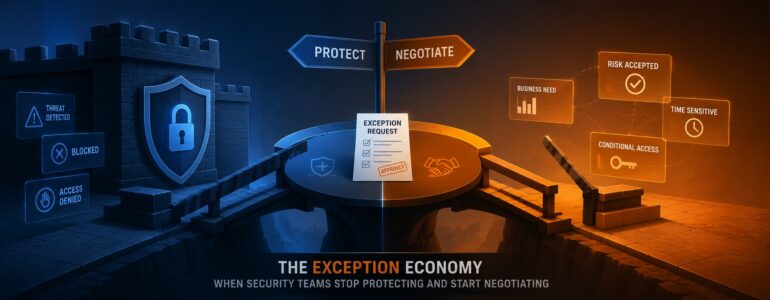 The Exception Economy: When Security Teams Stop Protecting and Start Negotiating