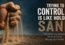 Trying to Control AI is Like Holding Sand